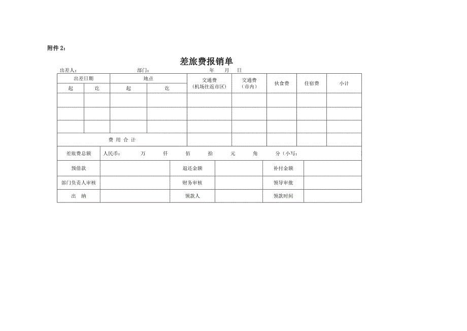 员工出差管理规定_第5页