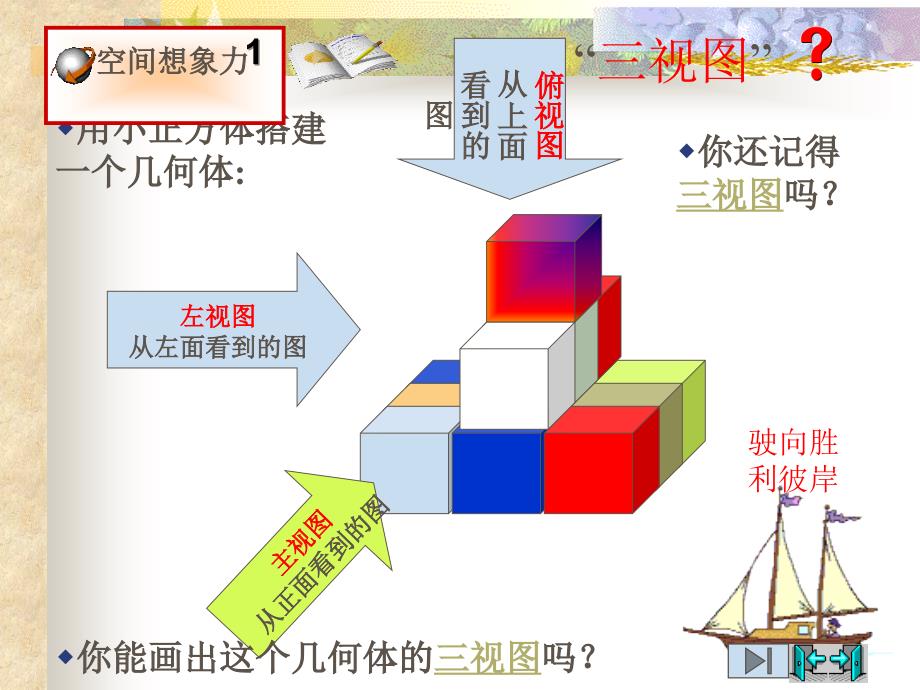 七级数学上第一从不同方向看_第2页