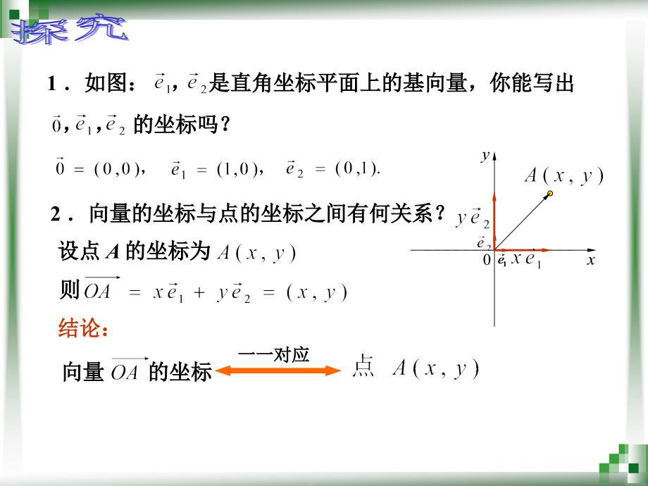 向量的直角坐标运算ppt课件_第4页