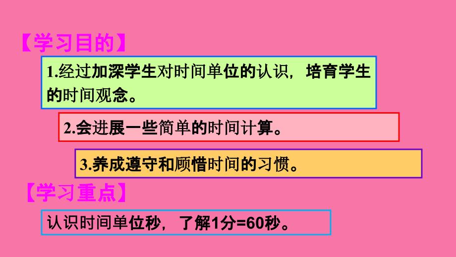 三年级上册数学授课第1课时秒的认识人教版ppt课件_第2页