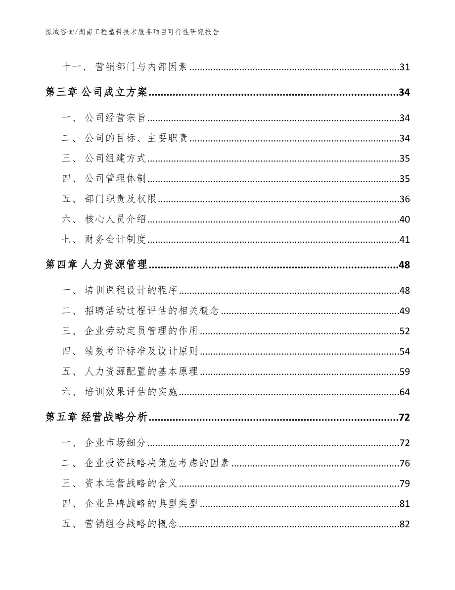 湖南工程塑料技术服务项目可行性研究报告_模板_第3页