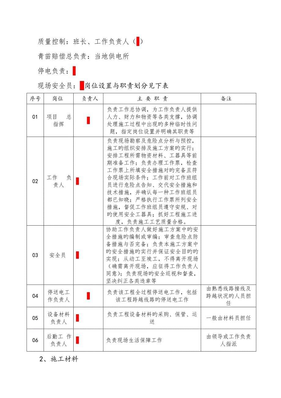 低压线路施工组织设计方案_第5页