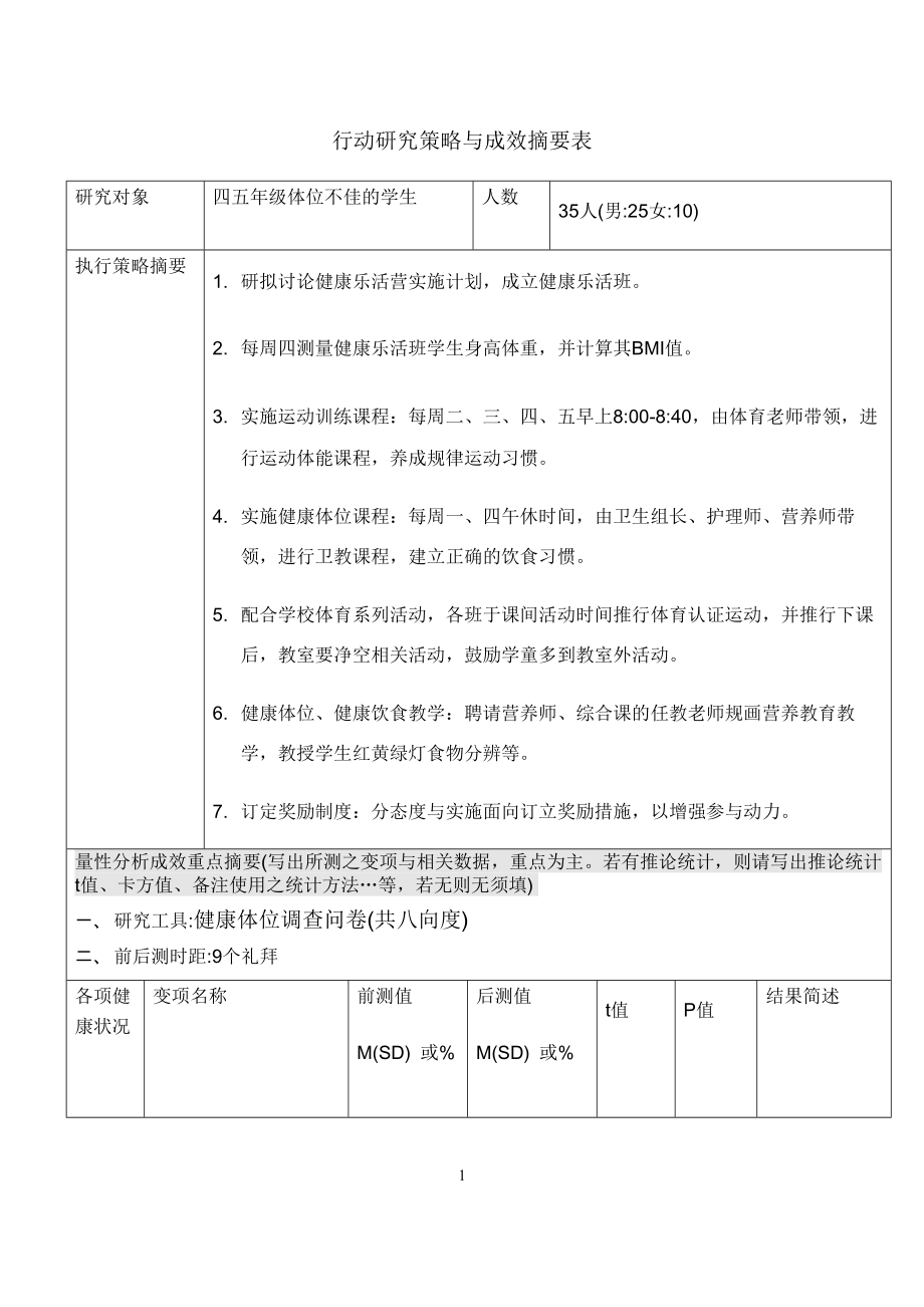 健康体位相关指导对国小学童健康体位之影响_第2页