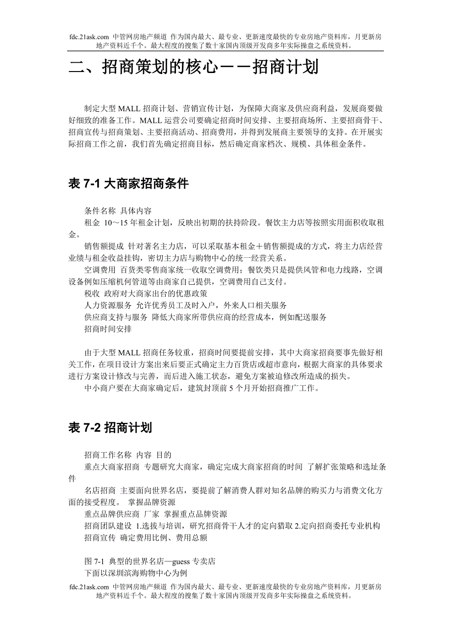 深圳滨海购物中心招商策划手册_第4页