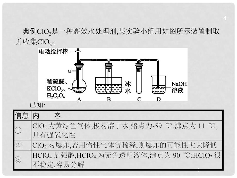 高考化学一轮复习 第十单元 化学实验基础 高考热点题型10 化学综合性实验解题指导课件_第4页