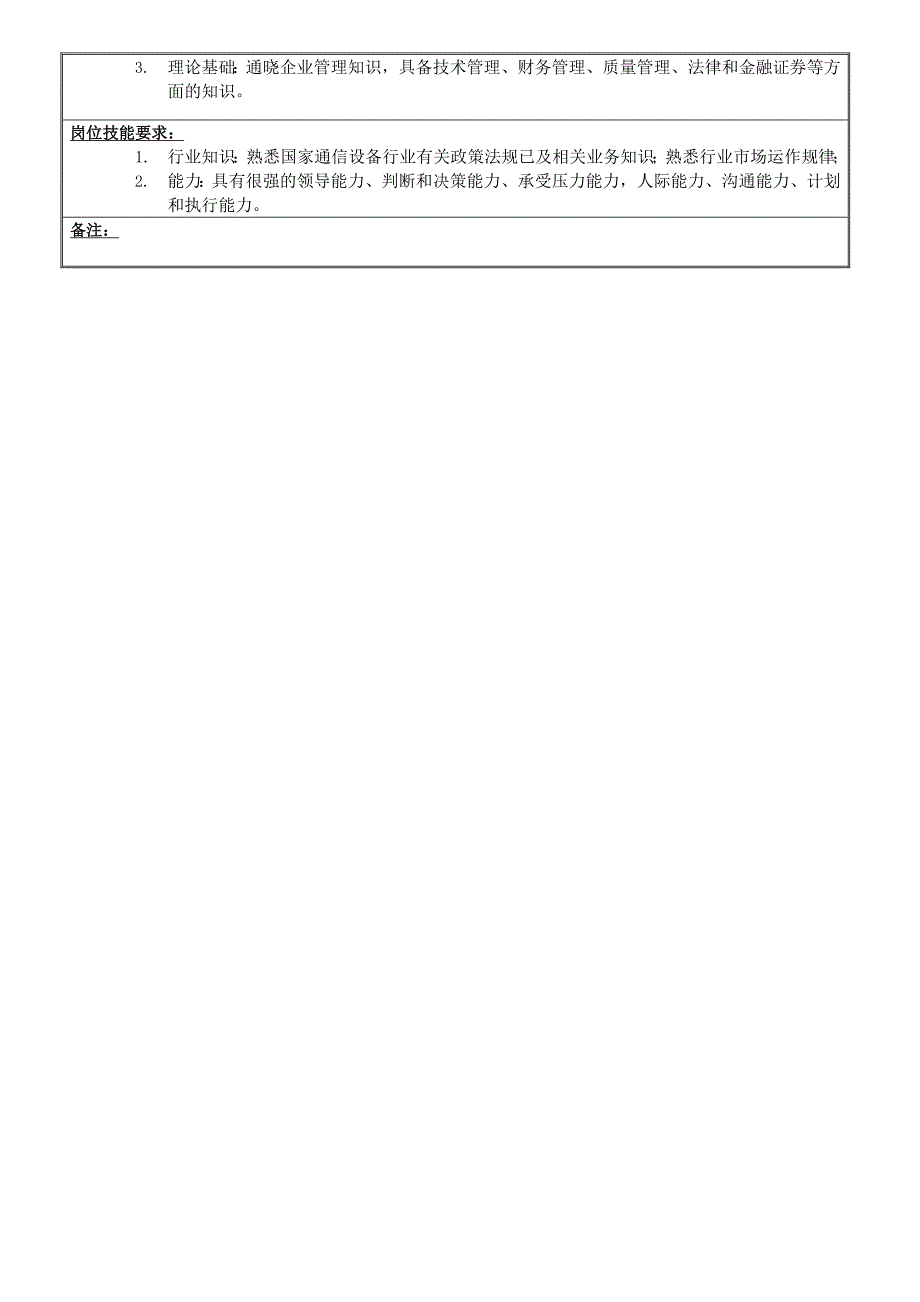 新华信管理顾问公司岗位说明书_第4页
