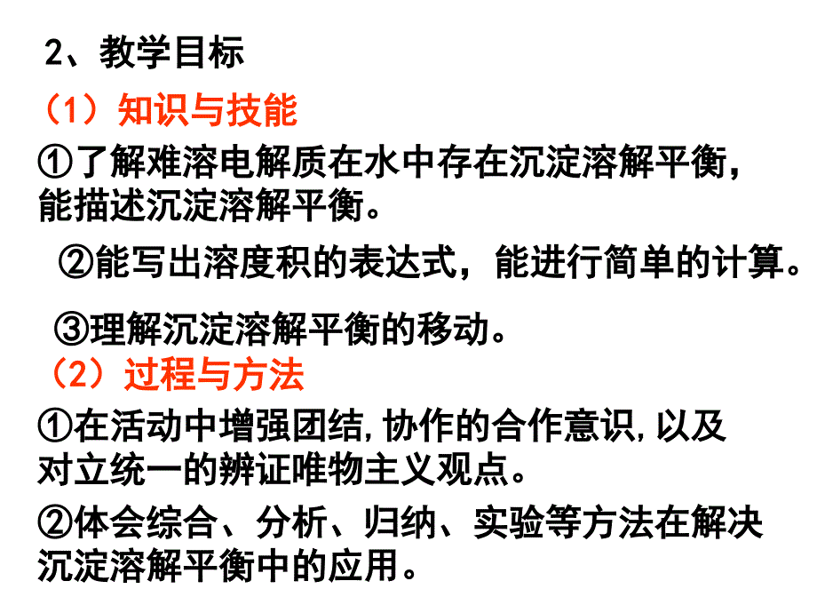 沉淀溶解平衡说课课件_第3页