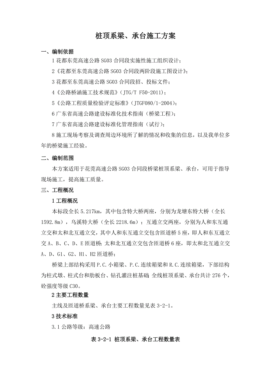 桩顶系梁施工技术方案_第1页