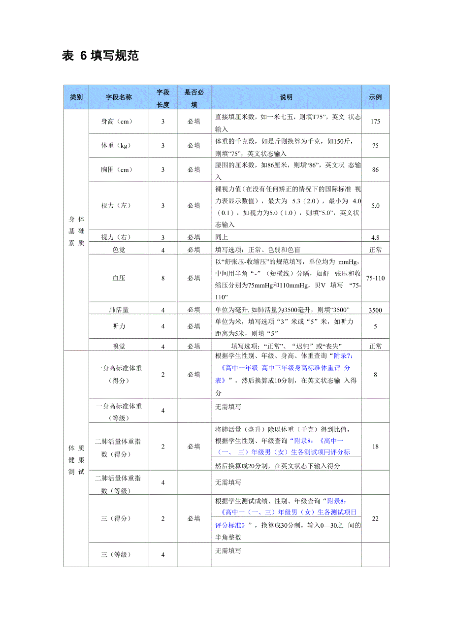 身体素质发展状况填写说明_第2页