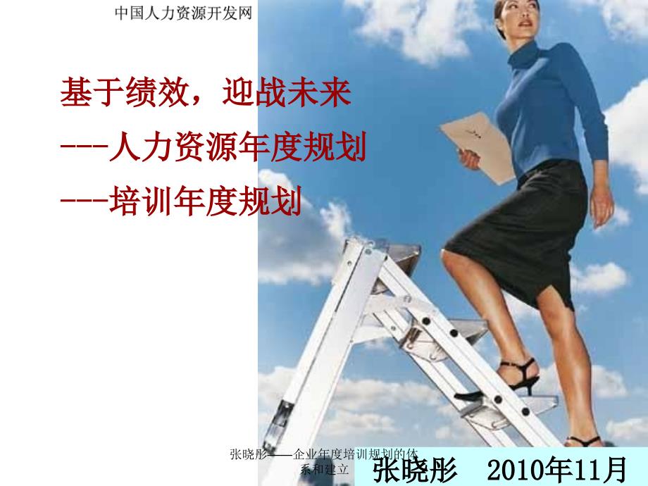 张晓彤企业培训规划的体系和建立课件_第1页