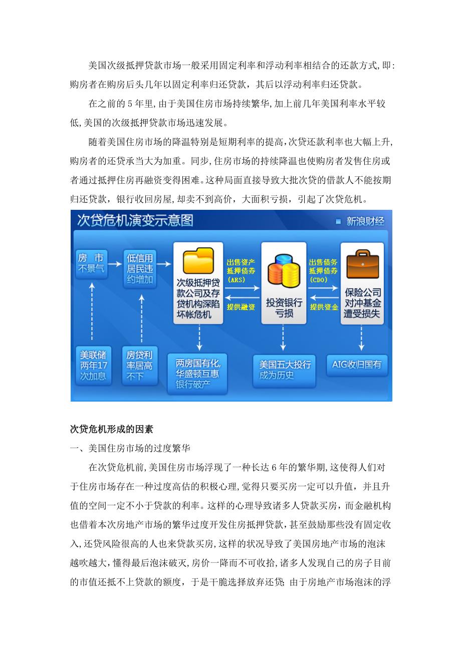 美国次贷危机的形成、原因及影响分析_第2页