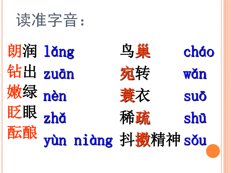 初中一年级语文下册第二单元斑斓春色3春第一课时课件_第4页