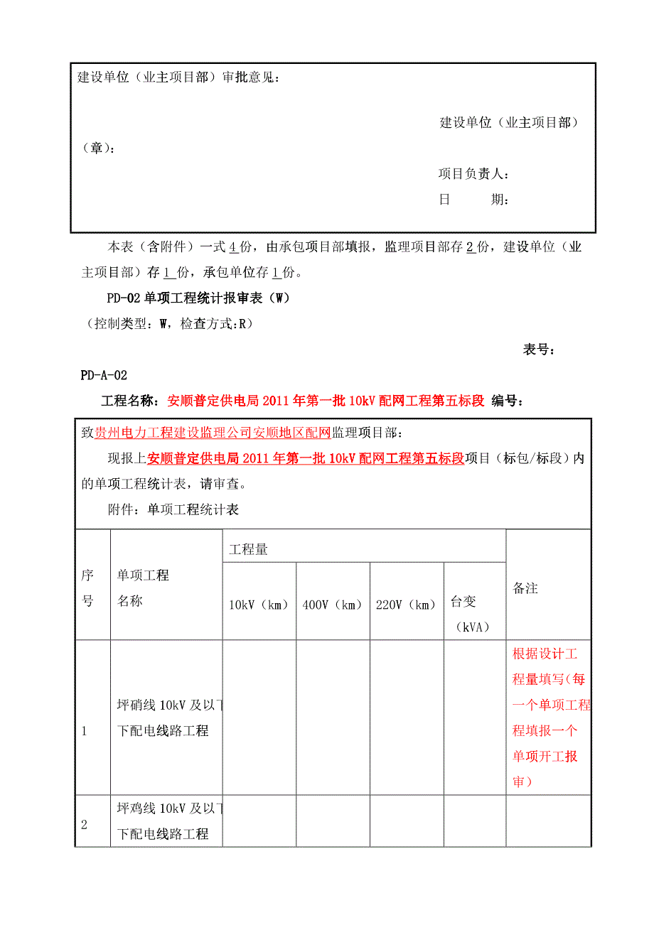 XXXX年新配网工程开工资料填写规范及要求_第4页