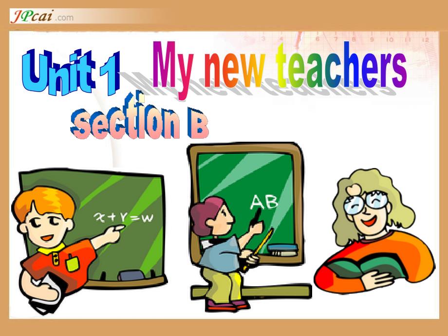 人教版小学英语五年级上册课件Unit1_My_new_teachers_Section_B(1)_第1页