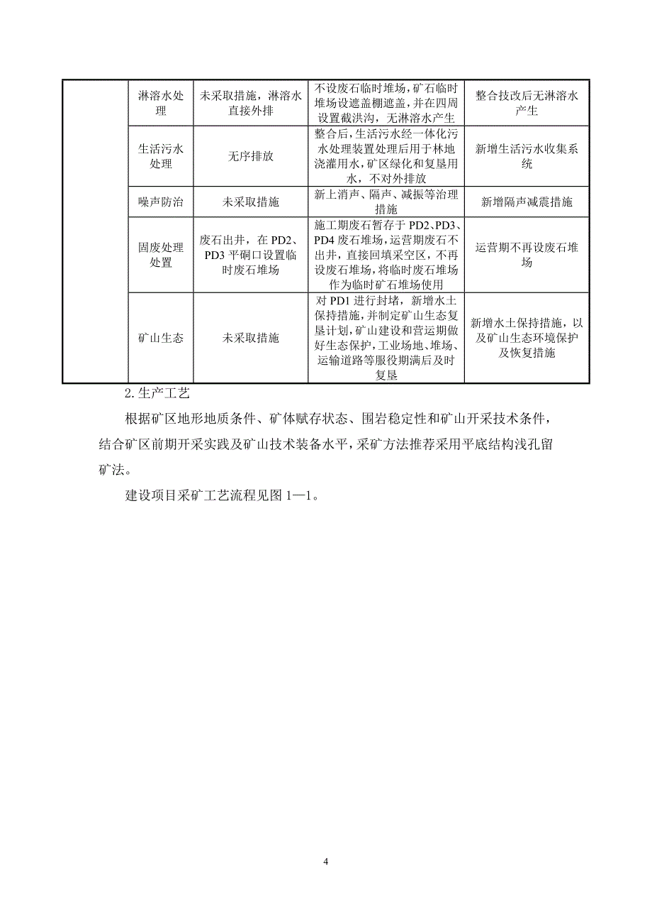 青阳县东山矿业有限公司青阳县南阳矿区第四矿段方解石矿年产10万吨采矿整合技改项目环境影响报告书_第4页