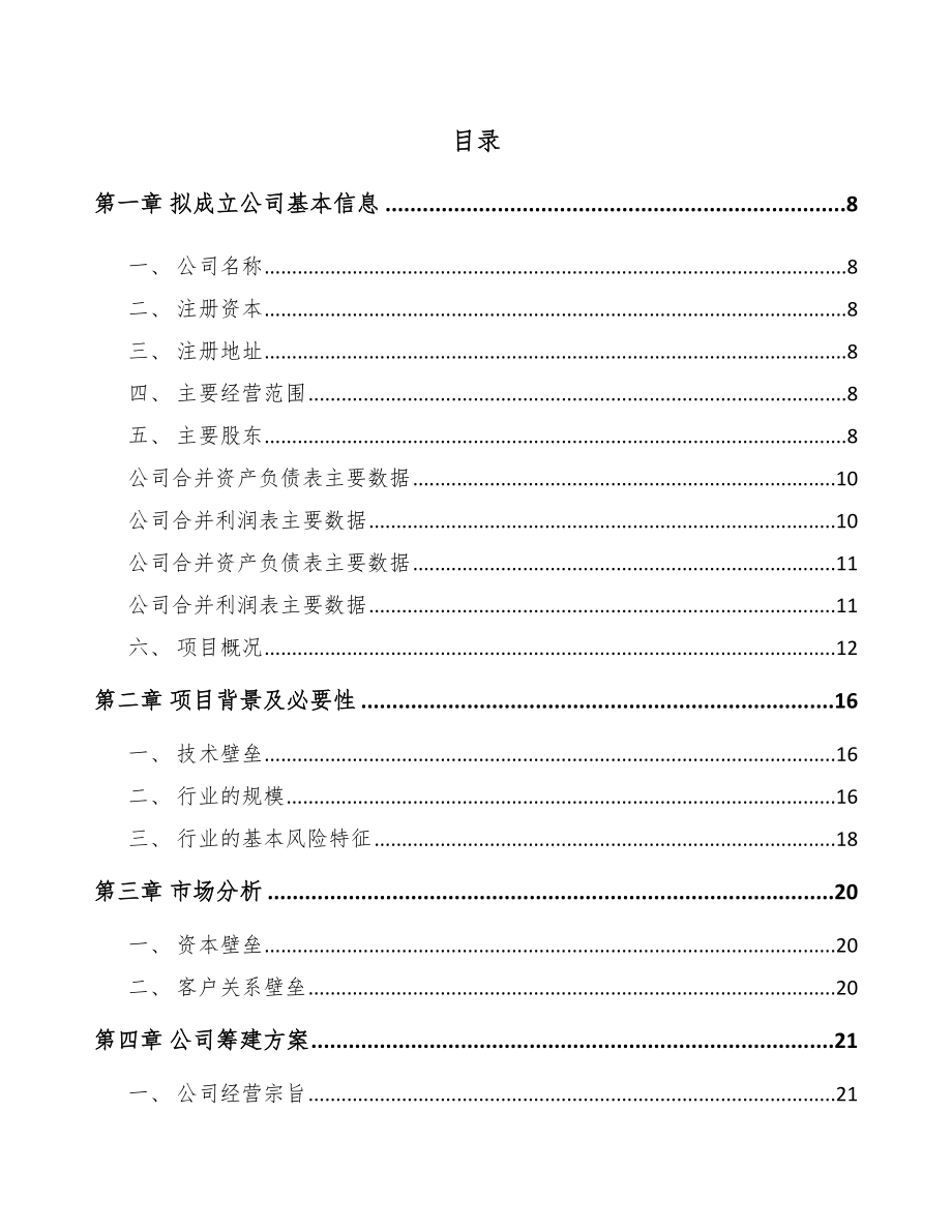 内蒙古关于成立集成电路公司可行性报告_第2页