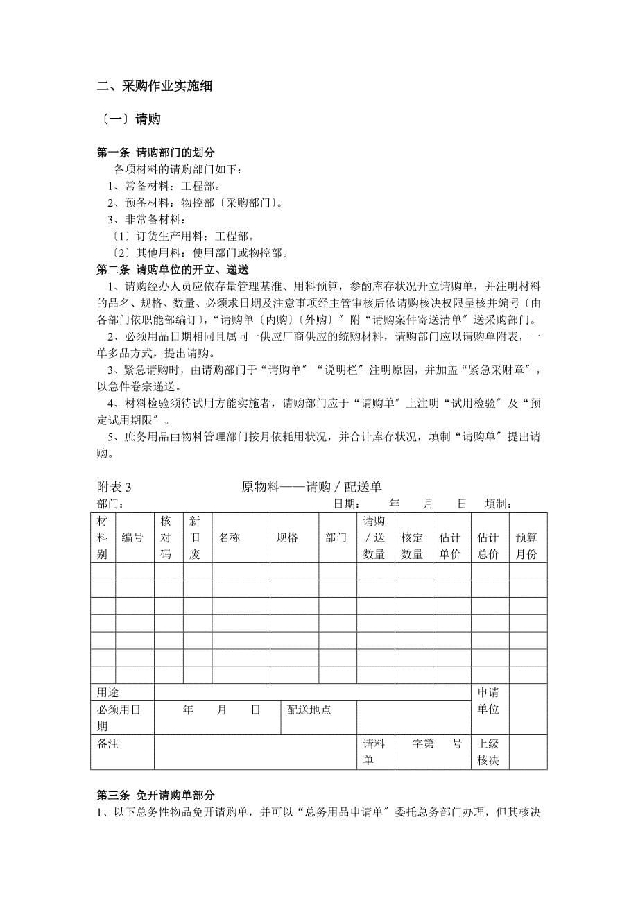 物控的工作目标与内容物控管理制度物控人员工作守则_第5页