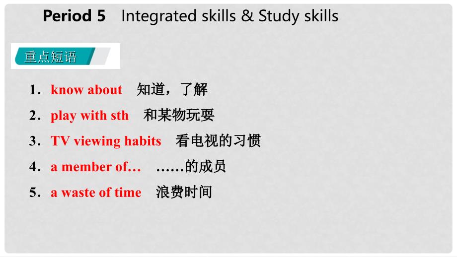 九年级英语上册 Unit 6 TV programmes Period 4 Integrated skills &amp; Study skills导学课件1 （新版）牛津版_第3页