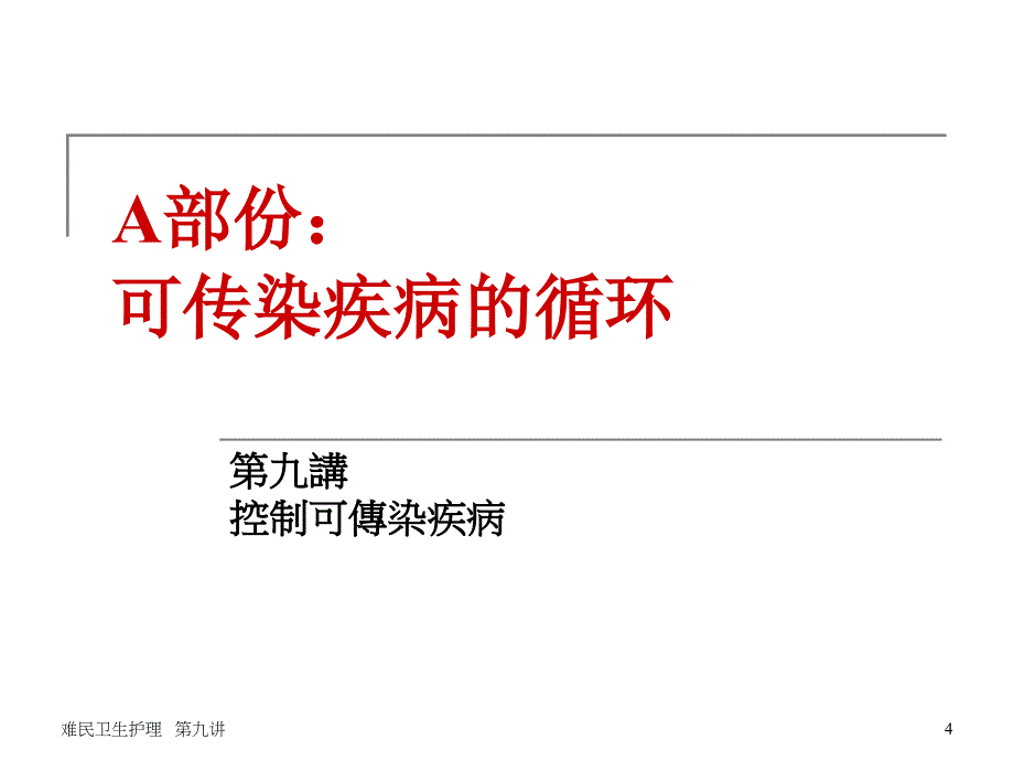 第九讲控制可传染疾病PPT课件_第4页