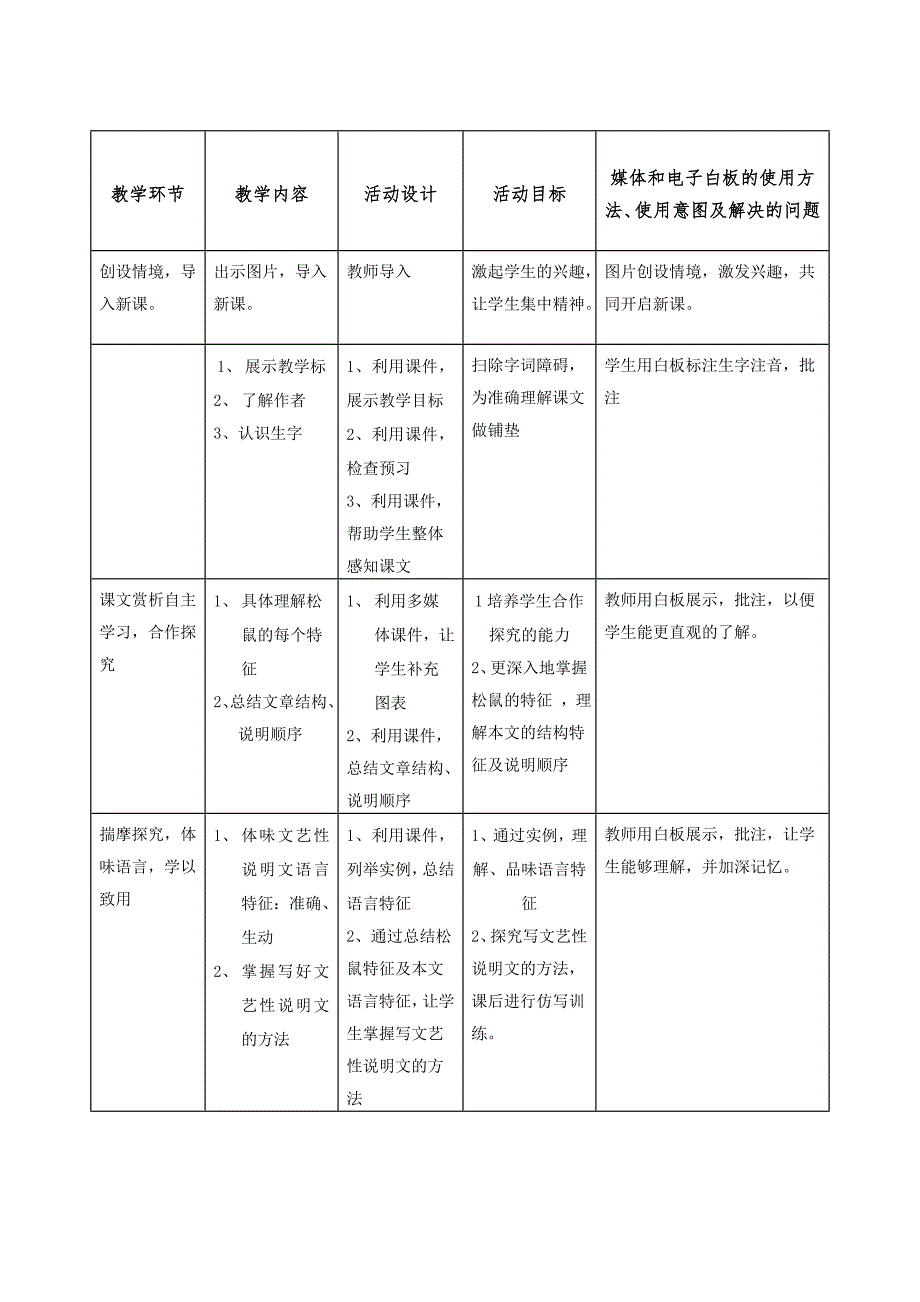 松鼠教学设计_第3页