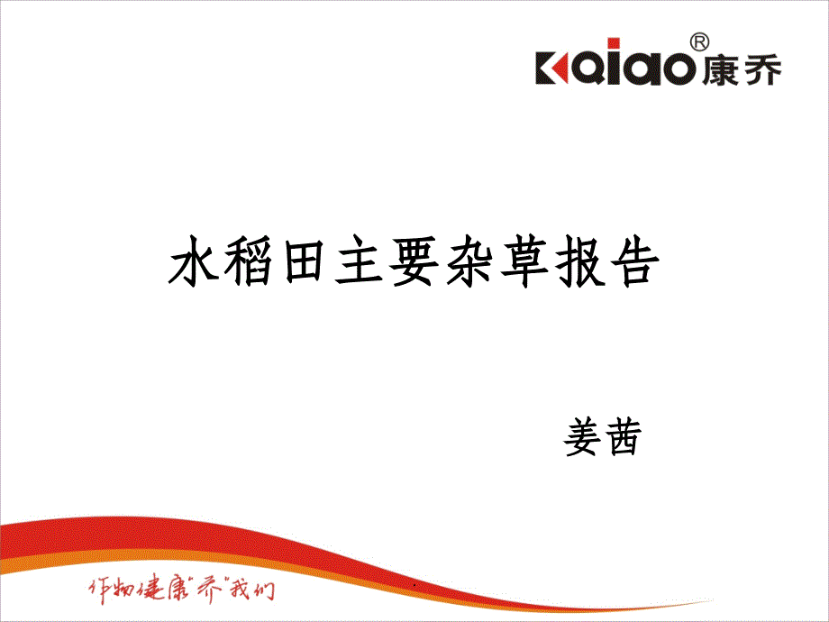 水稻田主要杂草图谱姜茜_第1页