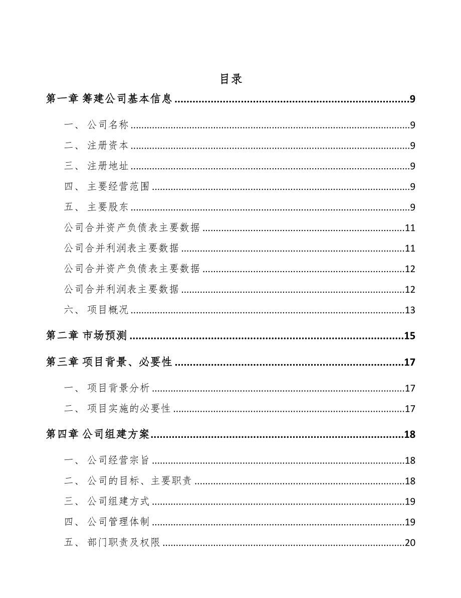 宁波关于成立泡沫陶瓷过滤器公司可行性研究报告参考范文(DOC 76页)_第3页