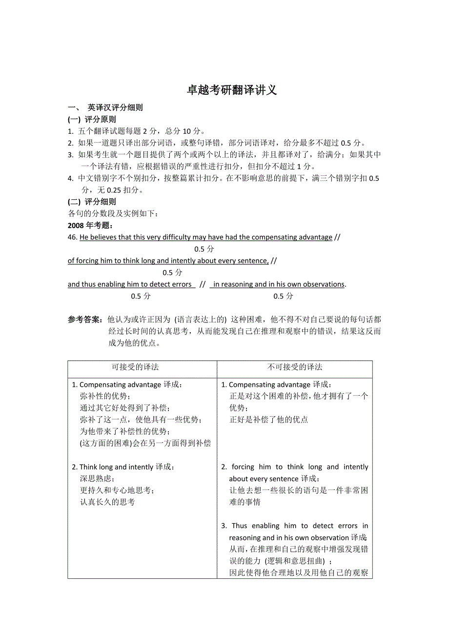 考研英语翻译讲义(卓越资料)_第2页