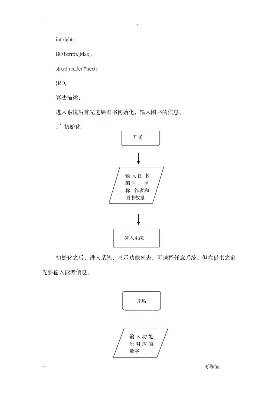 数据结构图书管理系统课程设计报告_计算机-数据结构与算法_第4页