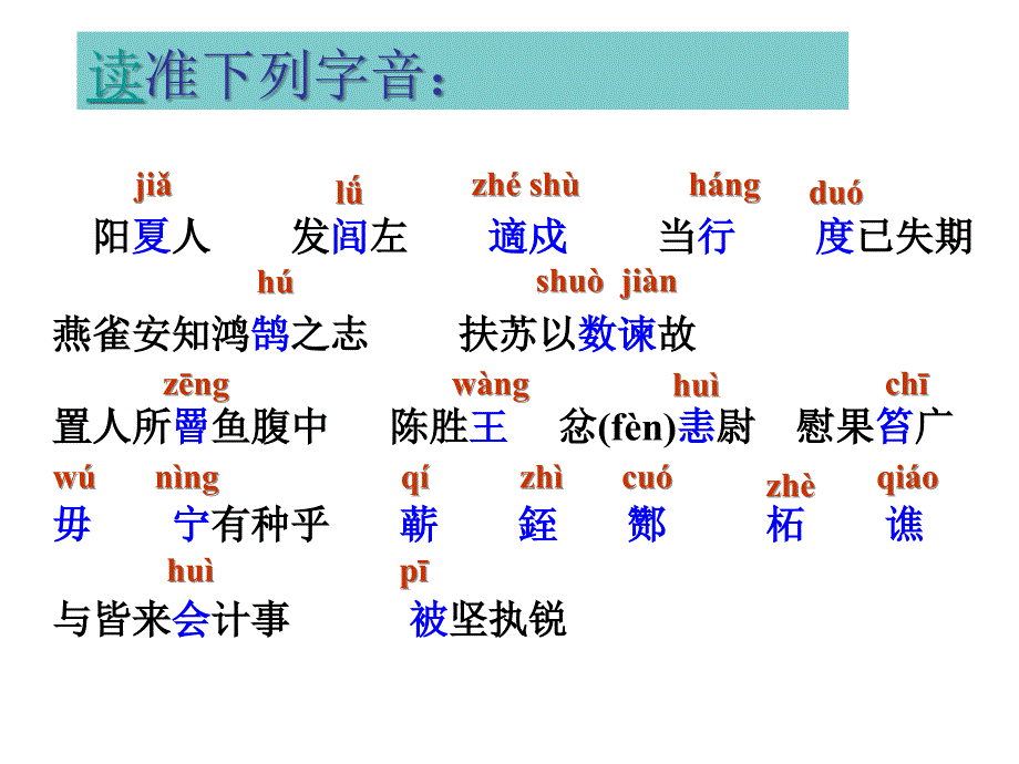 《陈涉世家》课件_第4页