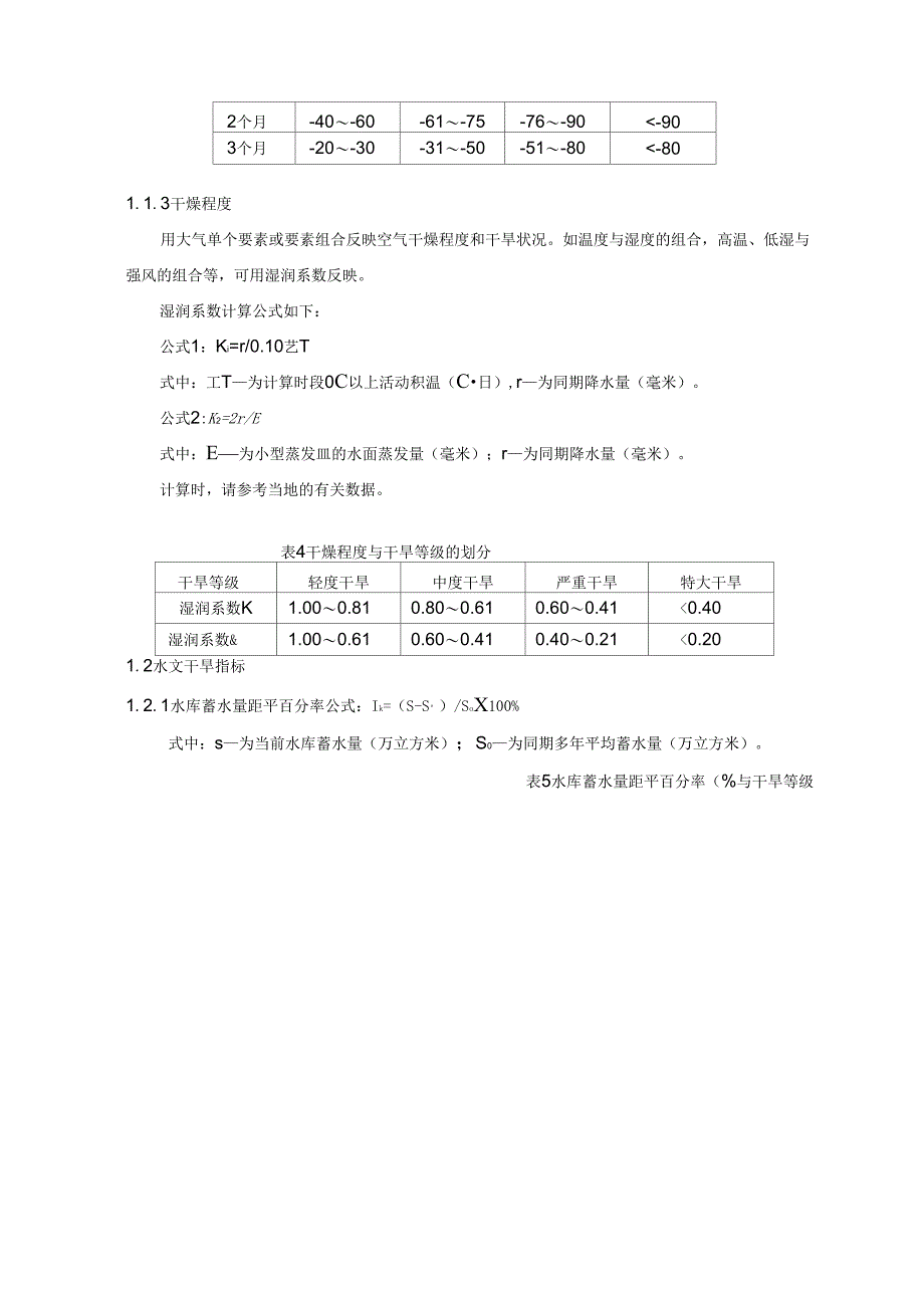 干旱指标确定与等级划分_第2页