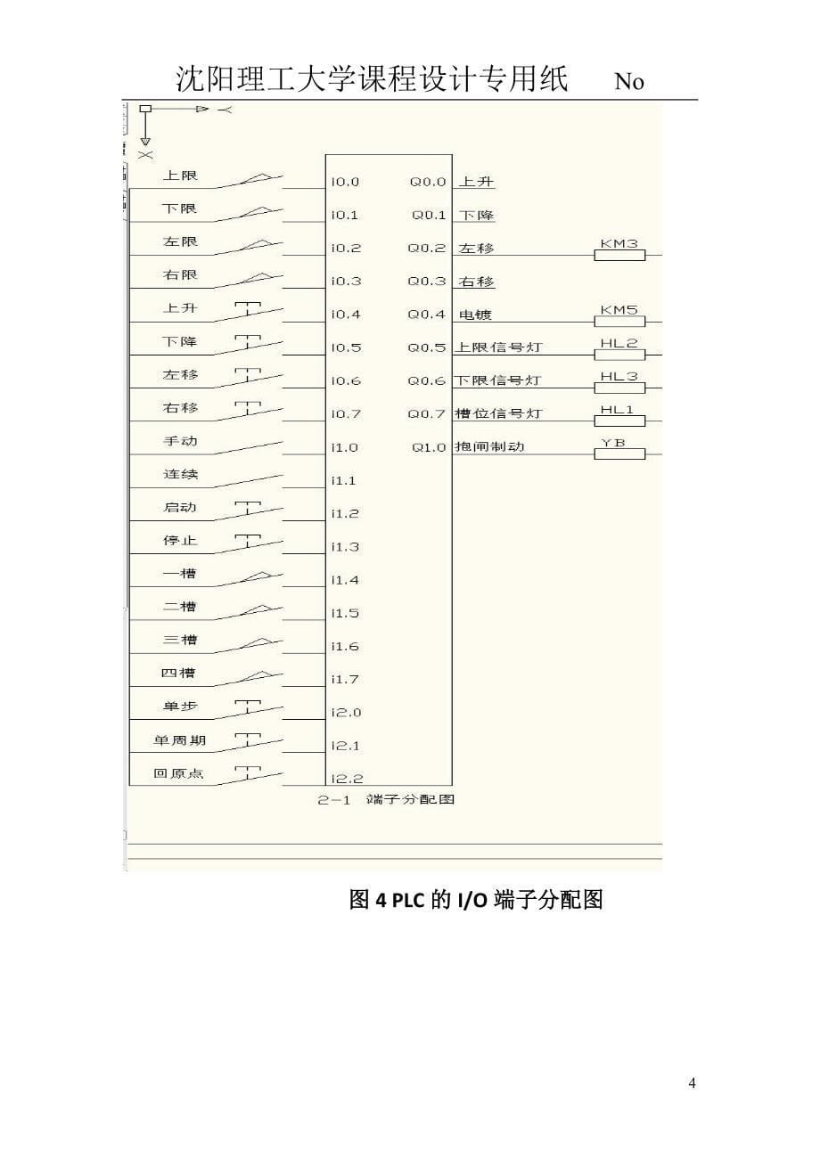 PLC课程设计-电镀自动生产线控制.doc_第5页