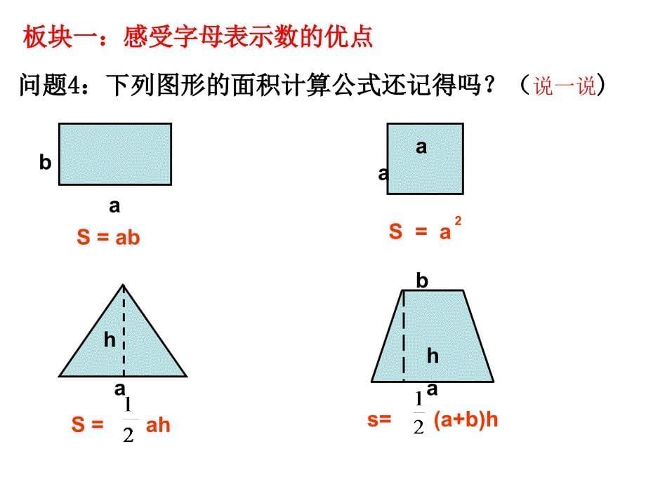 用字母表示数小河中学吴银花_第5页