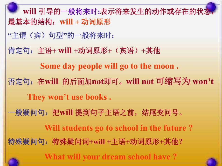 一般将来时讲解和练习剖析_第3页