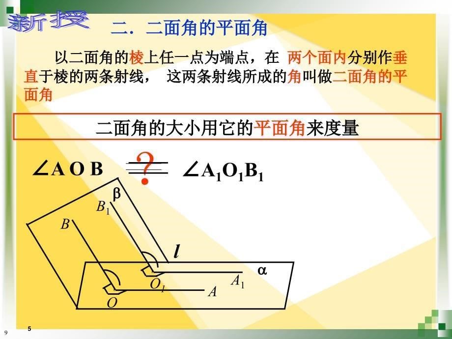 9.3.3平面与平面所成的角课堂PPT_第5页