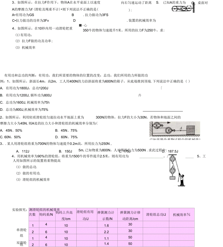 机械效率复习_第4页