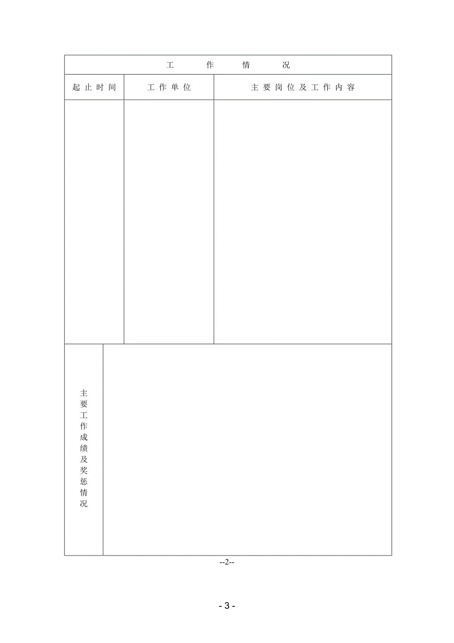 初定专业技术资格表(初级).doc_第4页