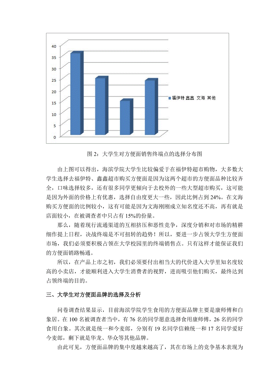 康师傅方便面在大学生市场的消费情况调查王明月_第3页