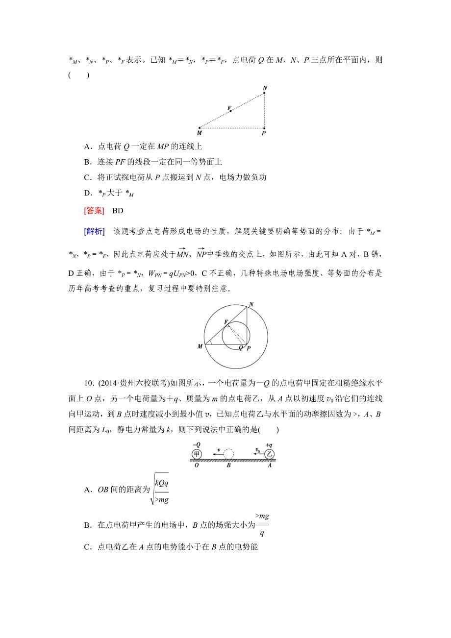 2016届高三物理二轮复习：专题4 电场和磁场 第1讲_第5页