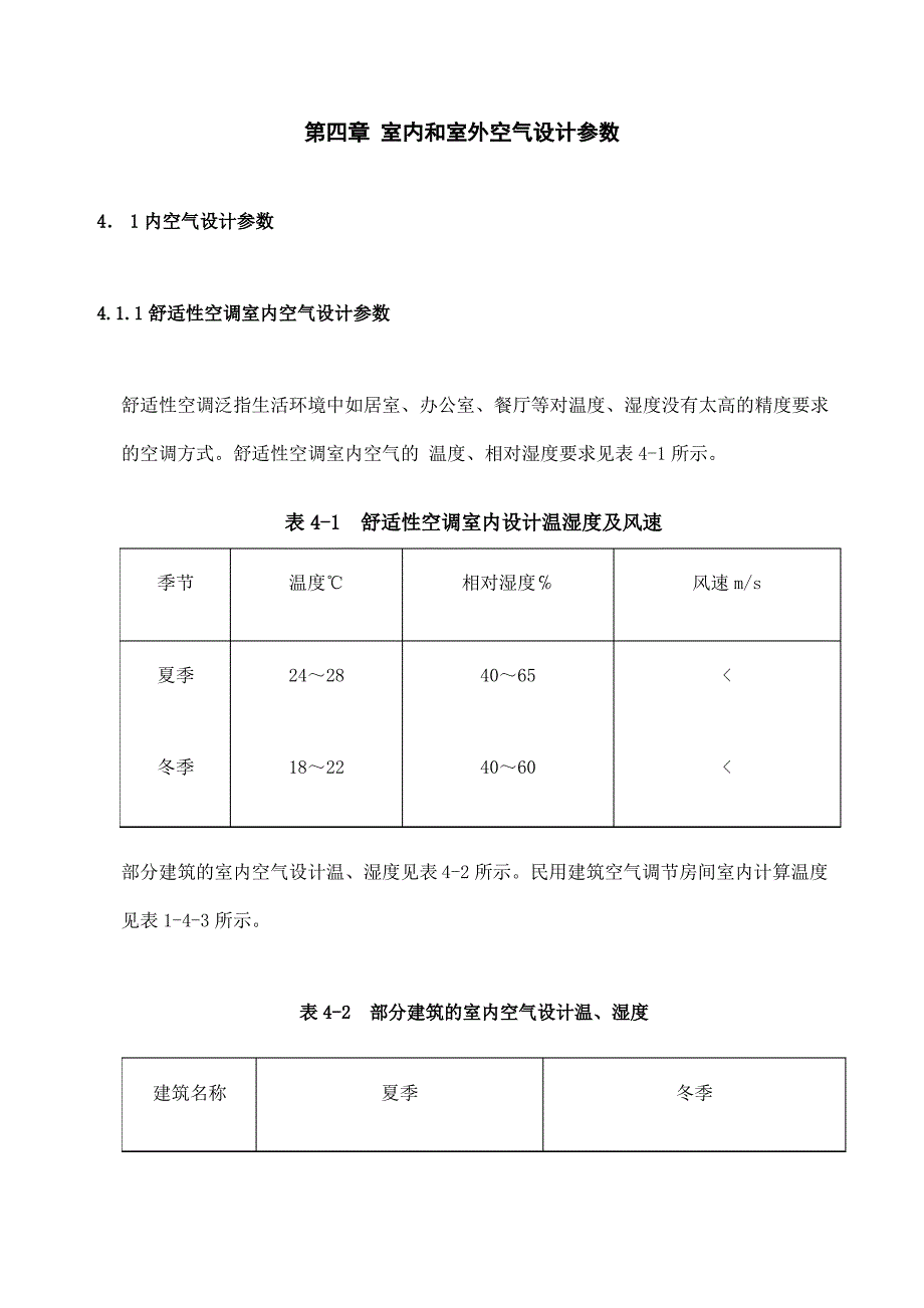 室内和室外空气设计参数_第1页