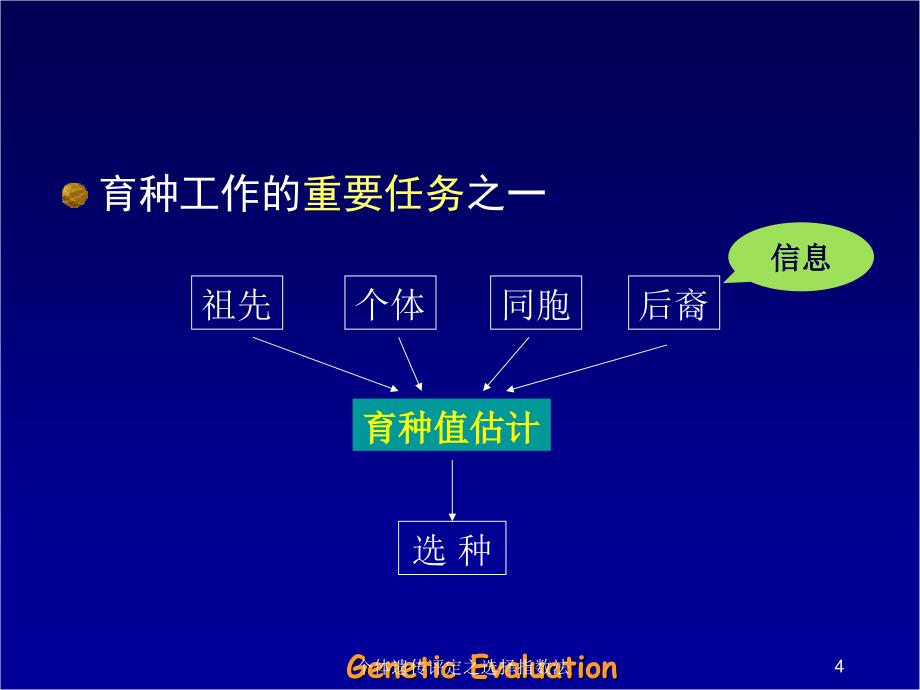 个体遗传评定之选择指数法课件_第4页