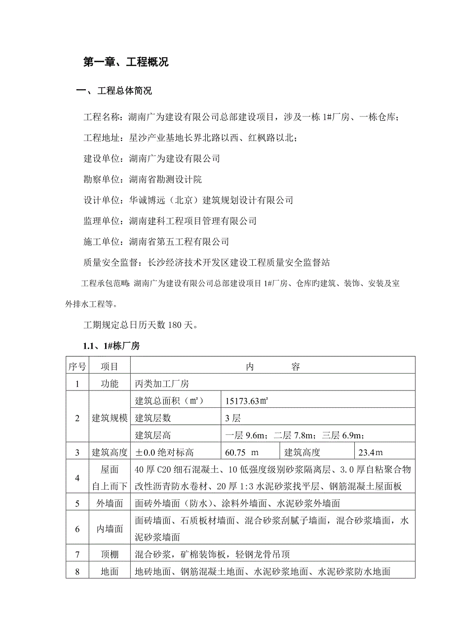 广为框架结构厂房综合施工组织设计_第2页