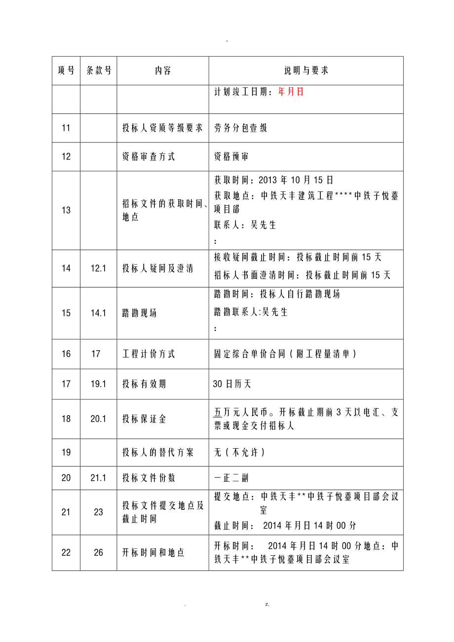 土建劳务分包招投标文件_第3页