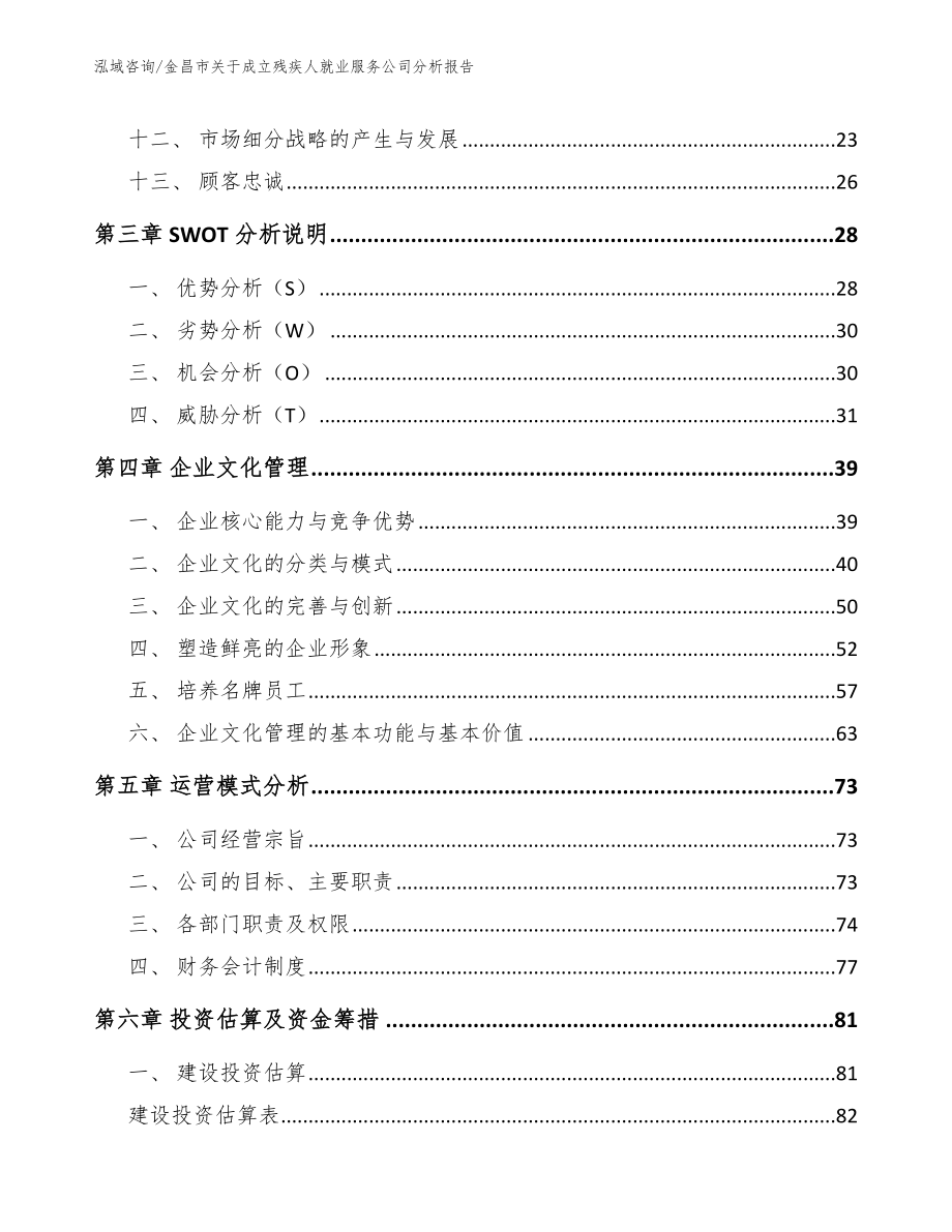 金昌市关于成立残疾人就业服务公司分析报告参考模板_第3页