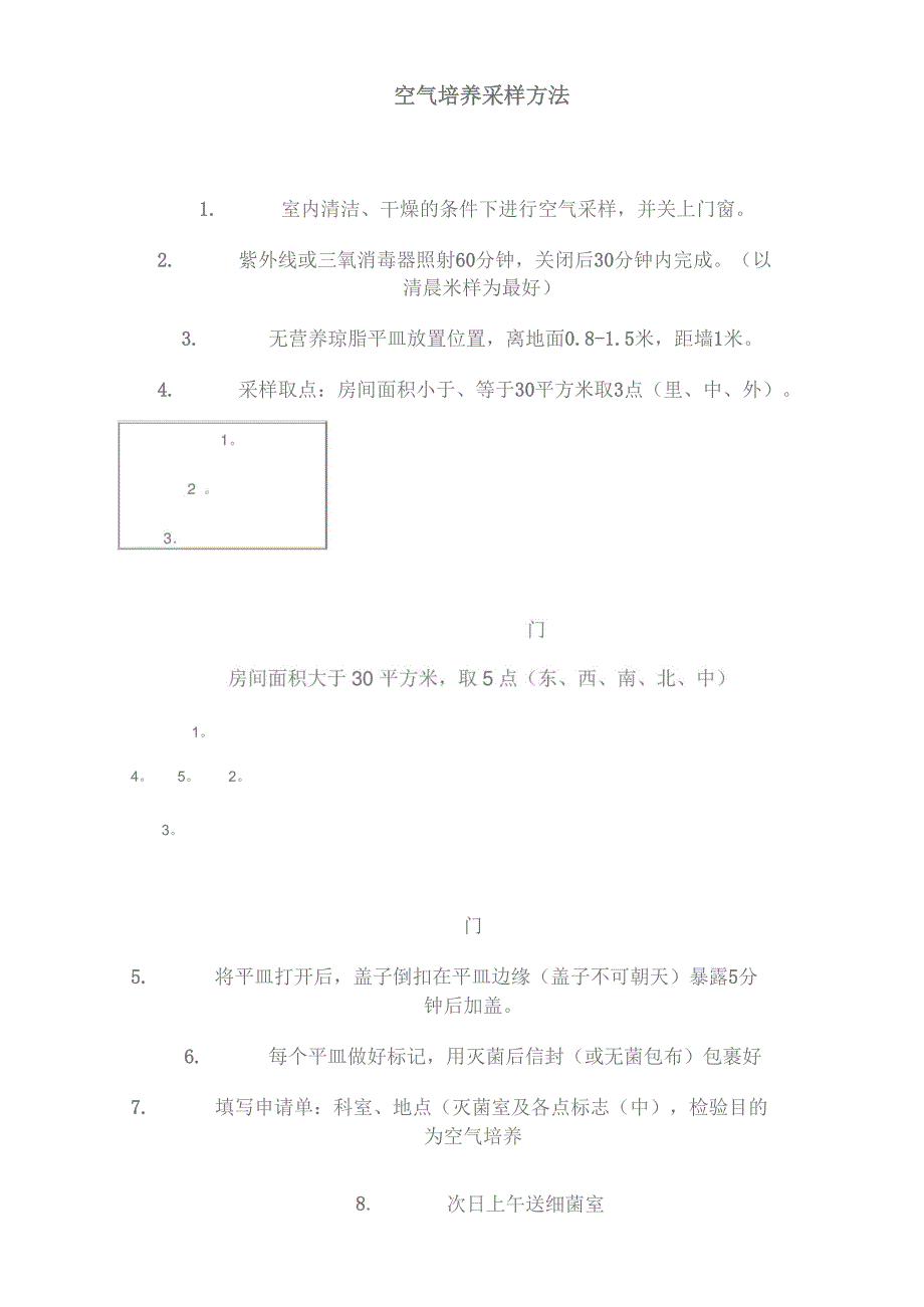 空气培养采样方法_第1页