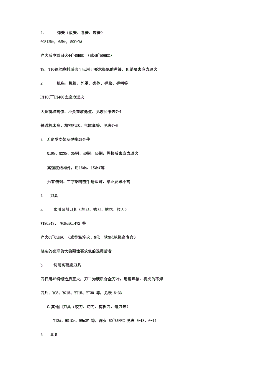 常用机械材料及处理办法_第4页