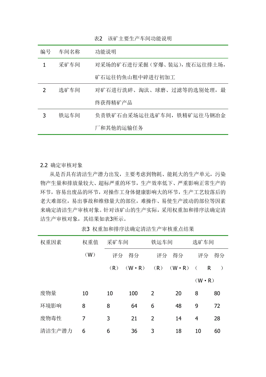 某矿业公司清洁生产审核实例2_第3页