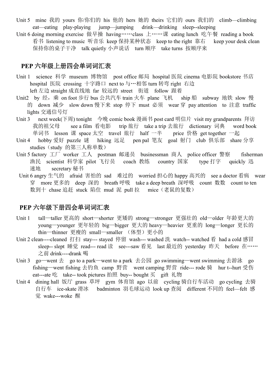 小学阶段所有英语单词黑体.doc_第3页