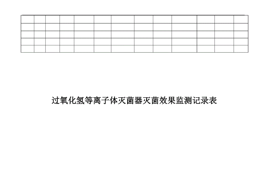 高压蒸汽灭菌效果监测记录表格_第4页