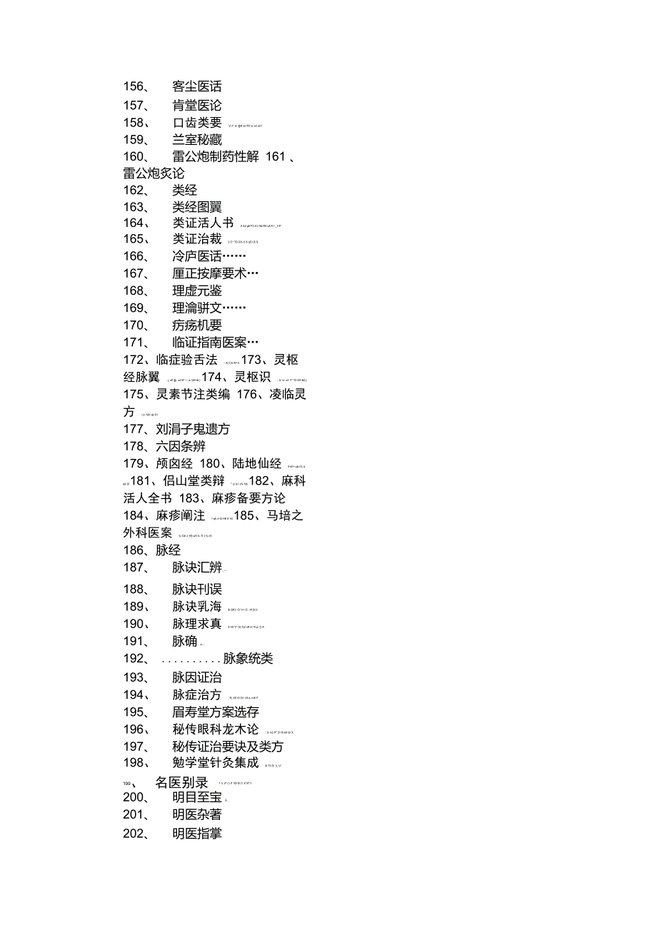 古典医书大全总目录_第4页