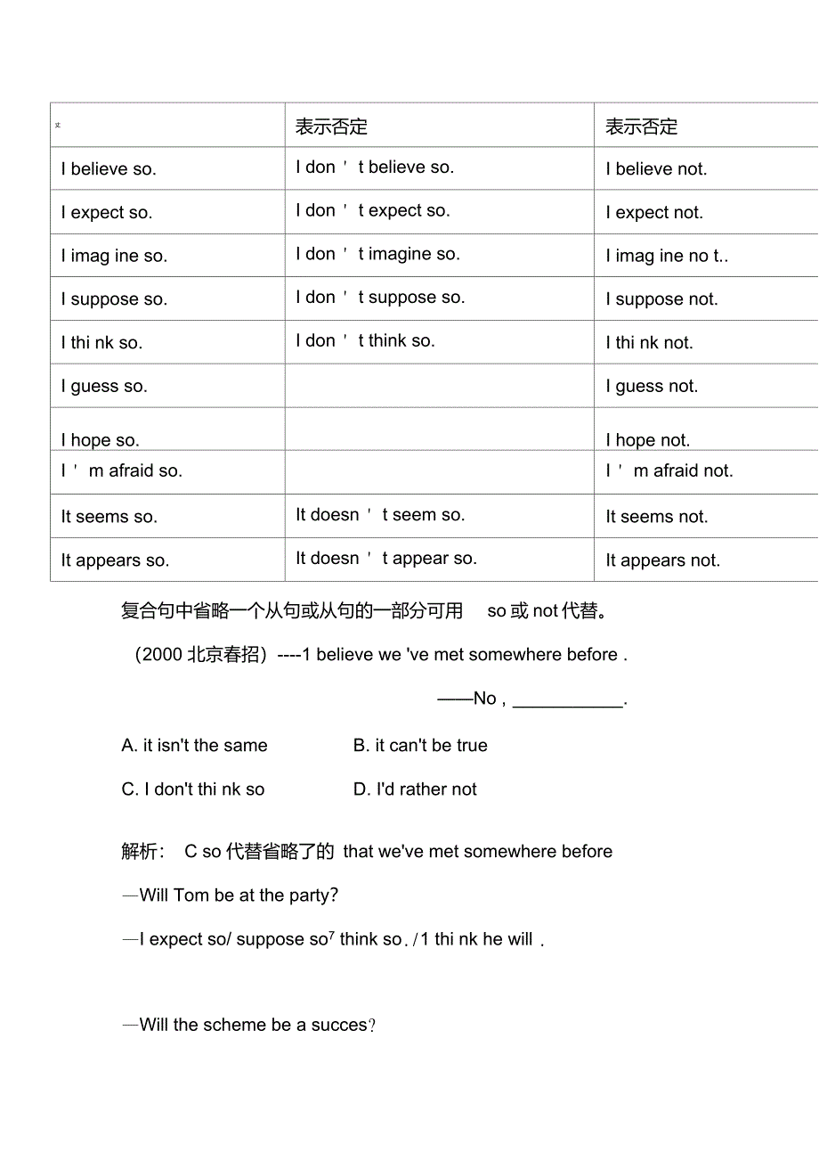 用so,not替代的省略现象_第1页